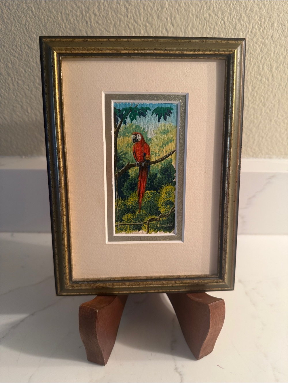 2004 Original Watercolor Signed and Framed no glass
